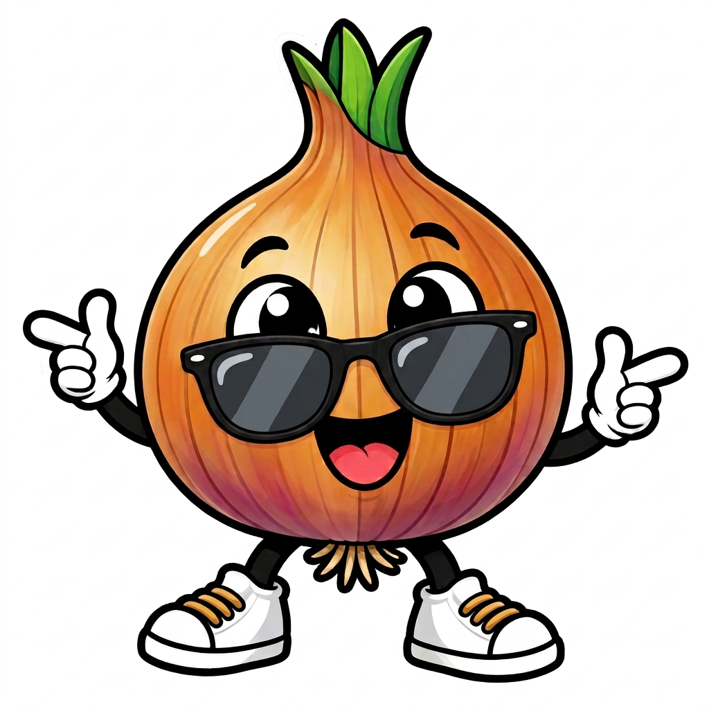 Pride Onion mascot